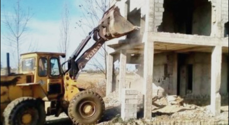 قلع‌وقمع ساخت‌وسازهای غیرمجاز در ملارد شدت گرفت