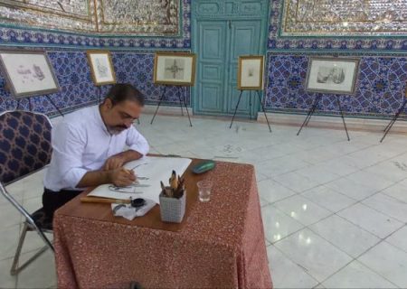 نمایشگاه خوشنویسی «دست‌های خالی» در پیشوا برپا شد