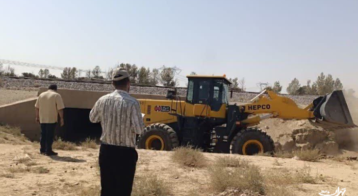 لایروبی مسیر رودخانههای فصلی پیشوا آغاز شد