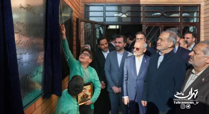 افتتاح مدرسه ۱۸ کلاسه در اسلامشهر باحضور رئیسجمهور