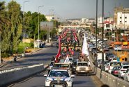 حشدالشعبی به مناسبت خروج آمریکا رژه پیروزی در بغداد برگزار
کرد