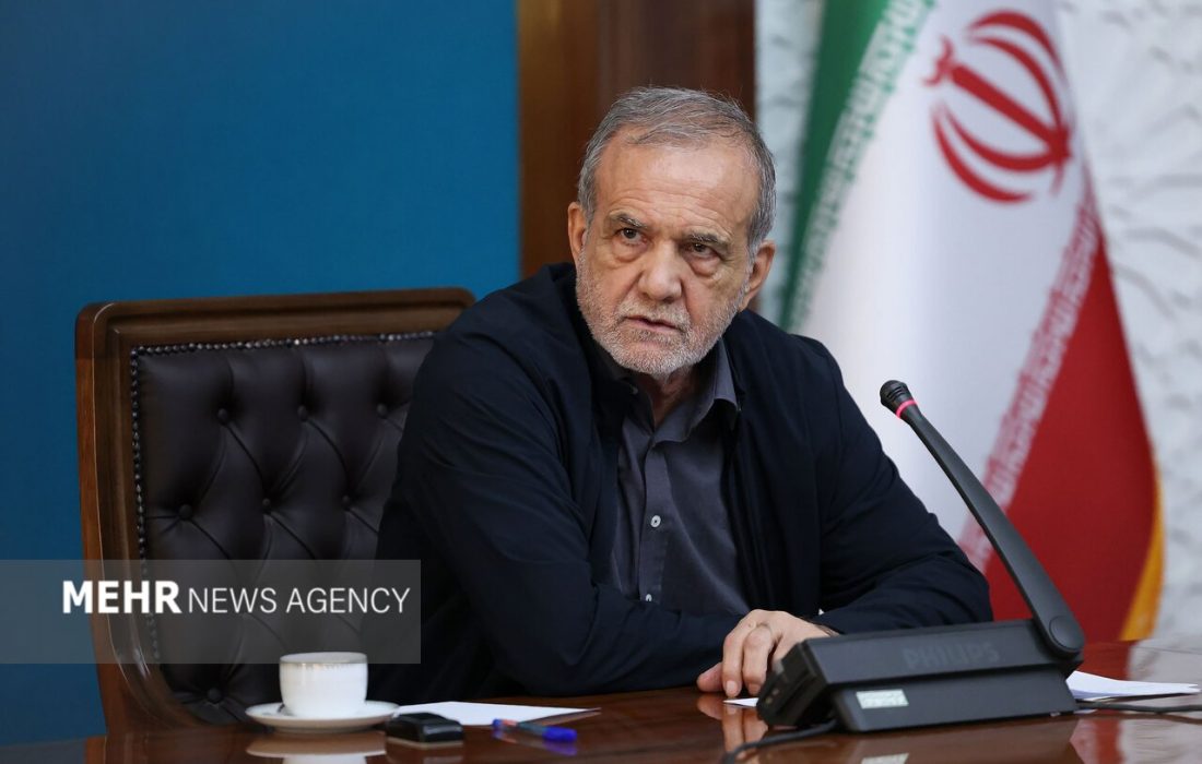 پیام تبریک پزشکیان در پی قهرمانی تیم ملی کشتی آزاد ایران در آمریکا
